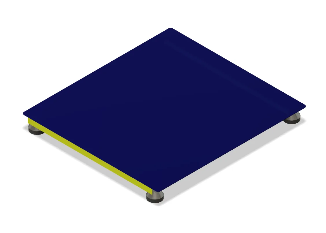Plataforma de pesagem industrial